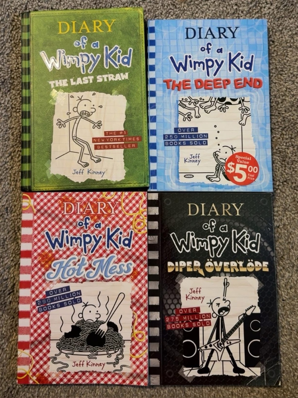 Diary of a wimpy kid book bundle